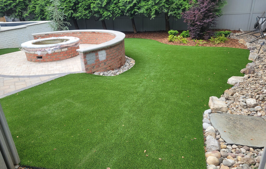 Synthetic turf being cleaned to improve hygiene and safety